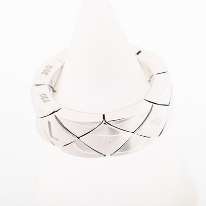 Chanel Ring Quilted White Gold — view 2