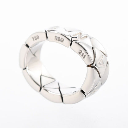 Chanel Ring Quilted White Gold — view 5