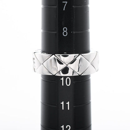 Chanel Ring Quilted White Gold — view 6