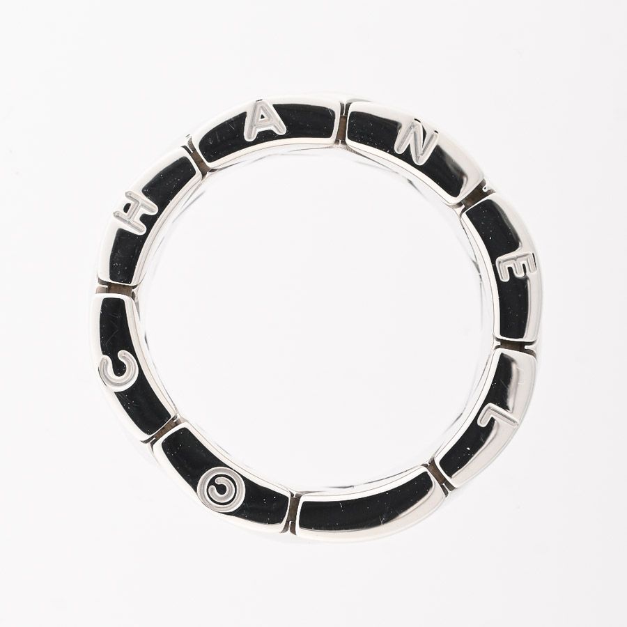 Chanel Ring Quilted White Gold — view 4
