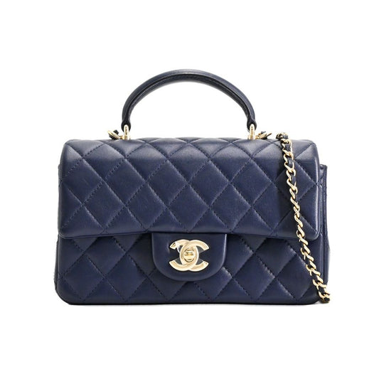 Chanel Shoulder Bag Top Handle Mini Flap
