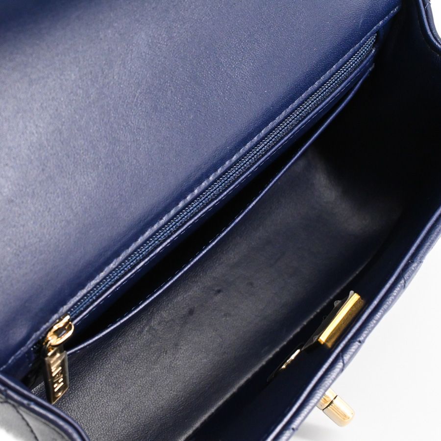 Chanel Shoulder Bag Top Handle Mini Flap — view 4