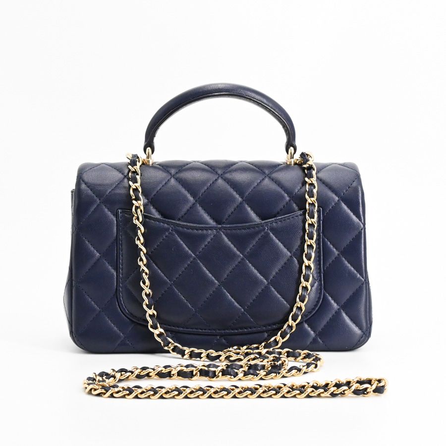 Chanel Shoulder Bag Top Handle Mini Flap — view 3