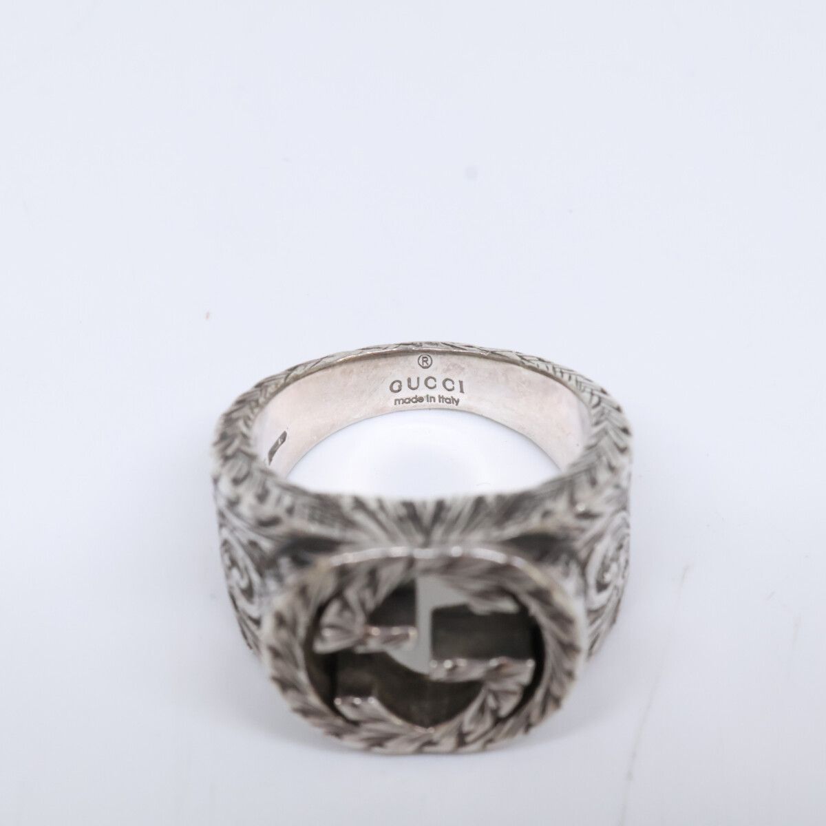 Gucci Interlocking GG Arabesque 12 No 12 Ring — view 8