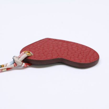 Hermes Petit Ash Taurillon Clemence Epsom Heart Motif Bag Charm — view 4