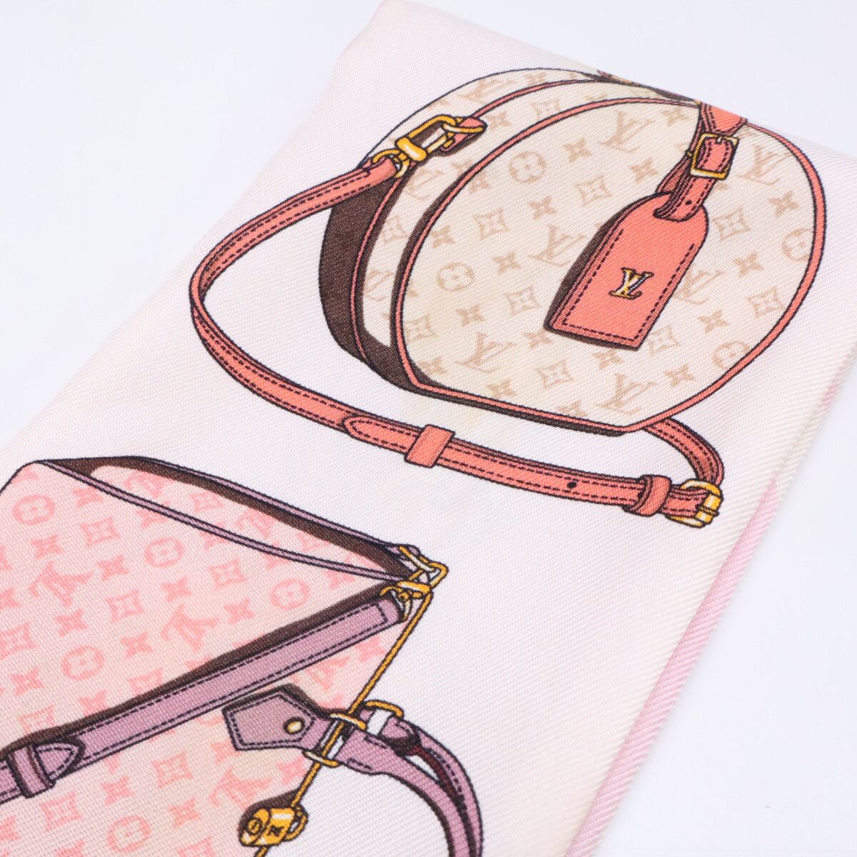 Louis Vuitton Bandeau Tribute Silk Scarf — view 5