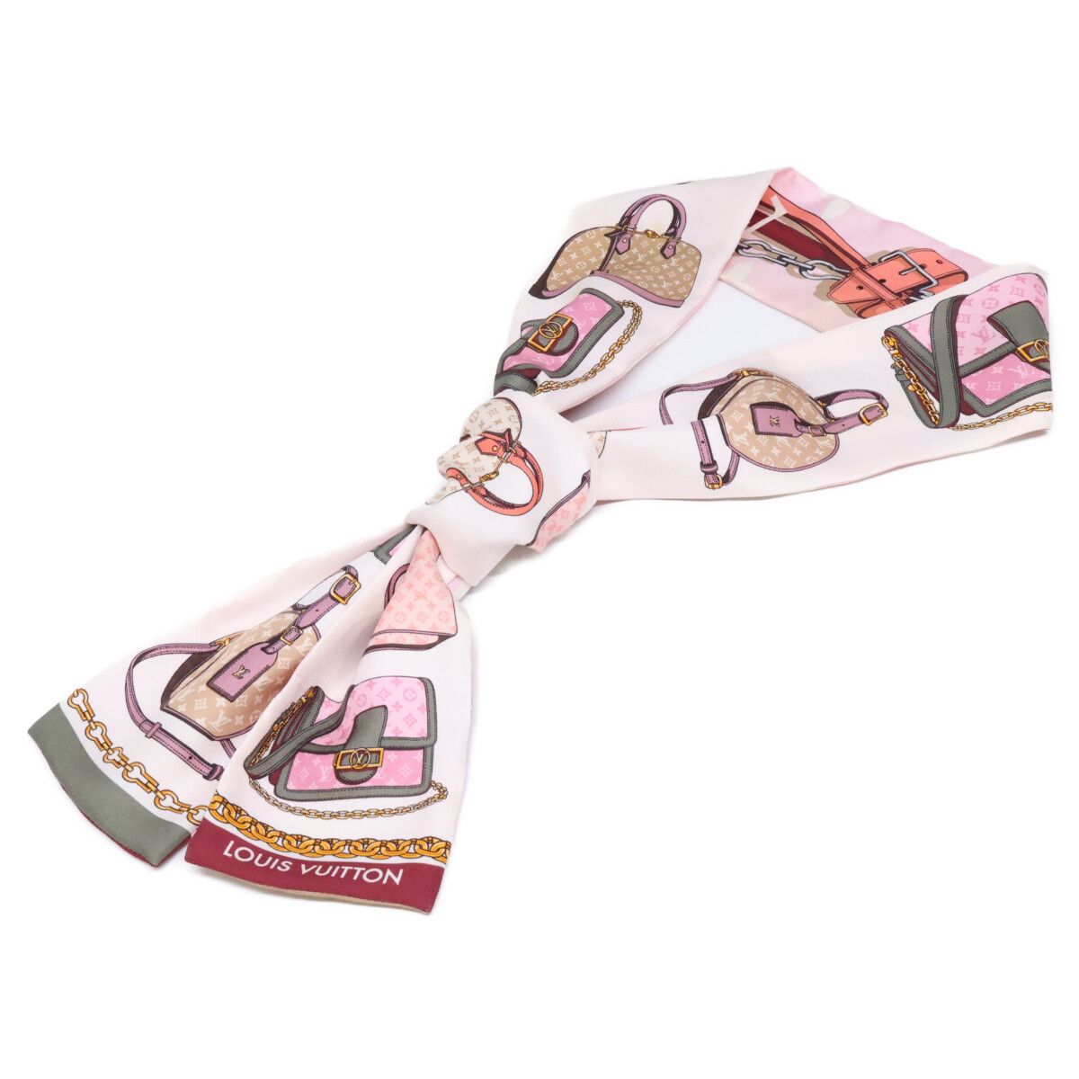 Louis Vuitton Bandeau Tribute Silk Scarf — view 3