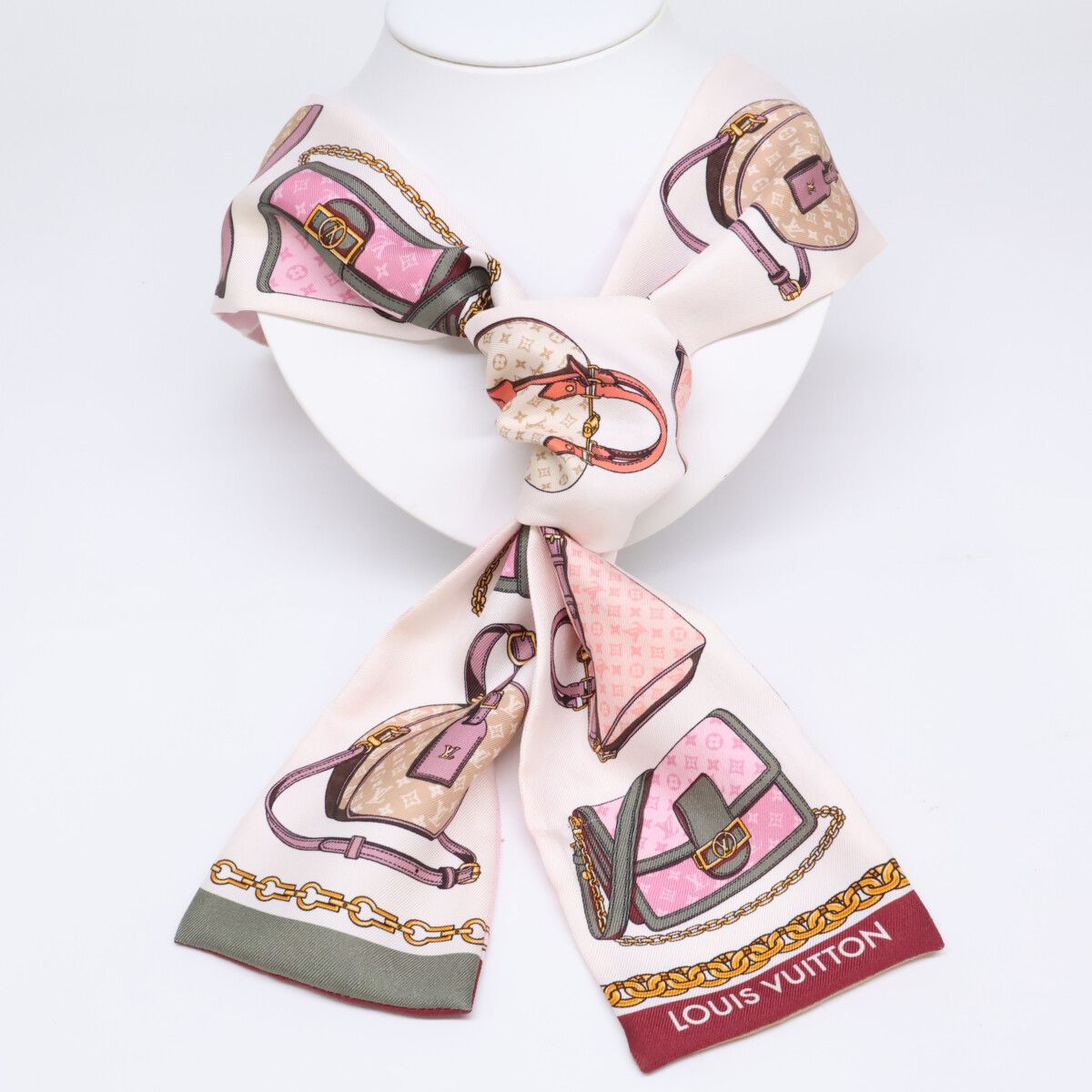 Louis Vuitton Bandeau Tribute Silk Scarf — view 2