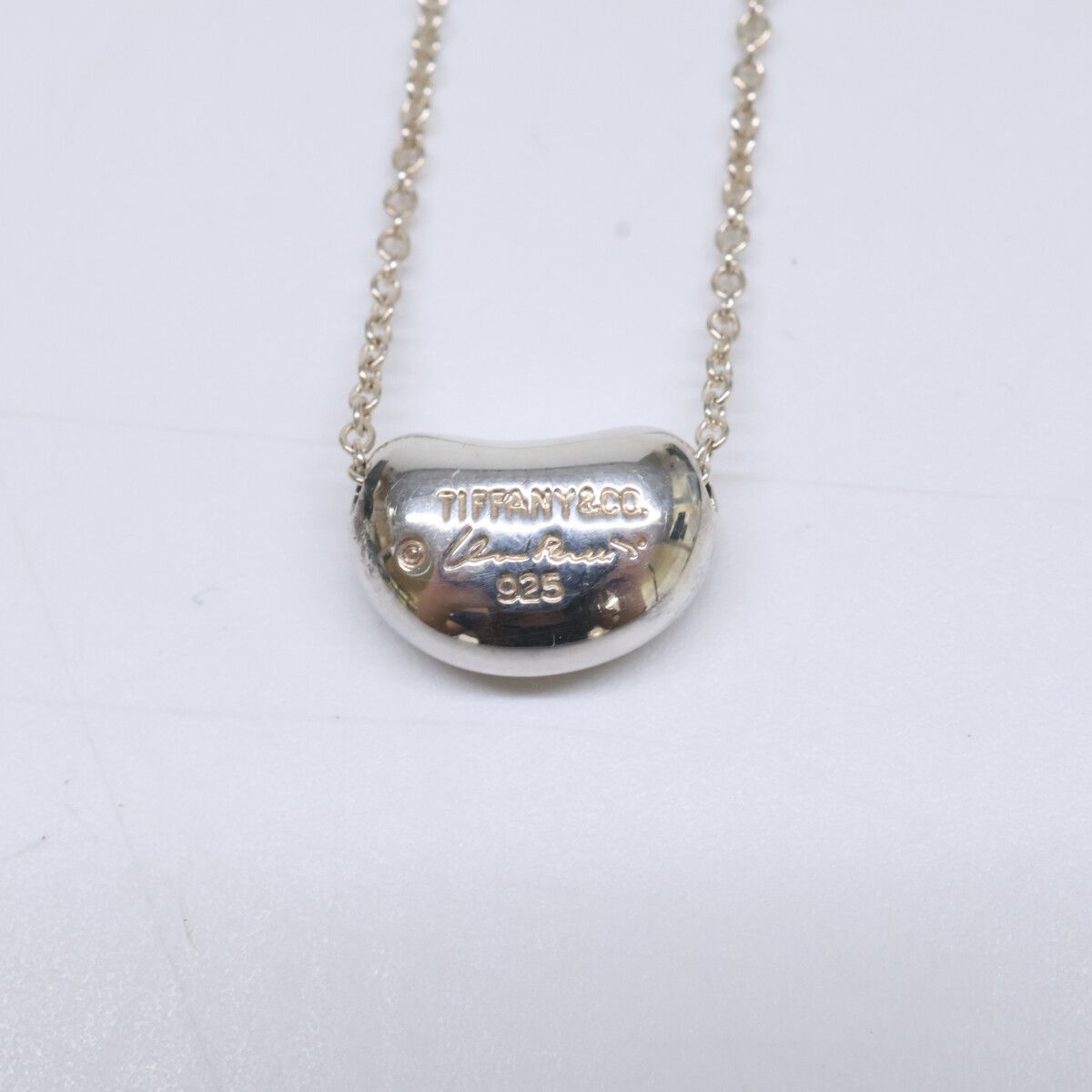 Tiffany & Co 925 Elsa Peretti Bean Necklace — view 6