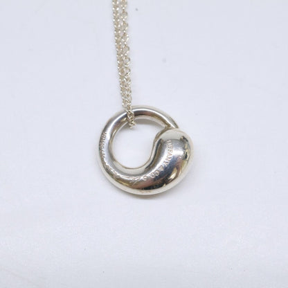 Tiffany & Co 925 Elsa Peretti Eternal Circle Necklace — view 6