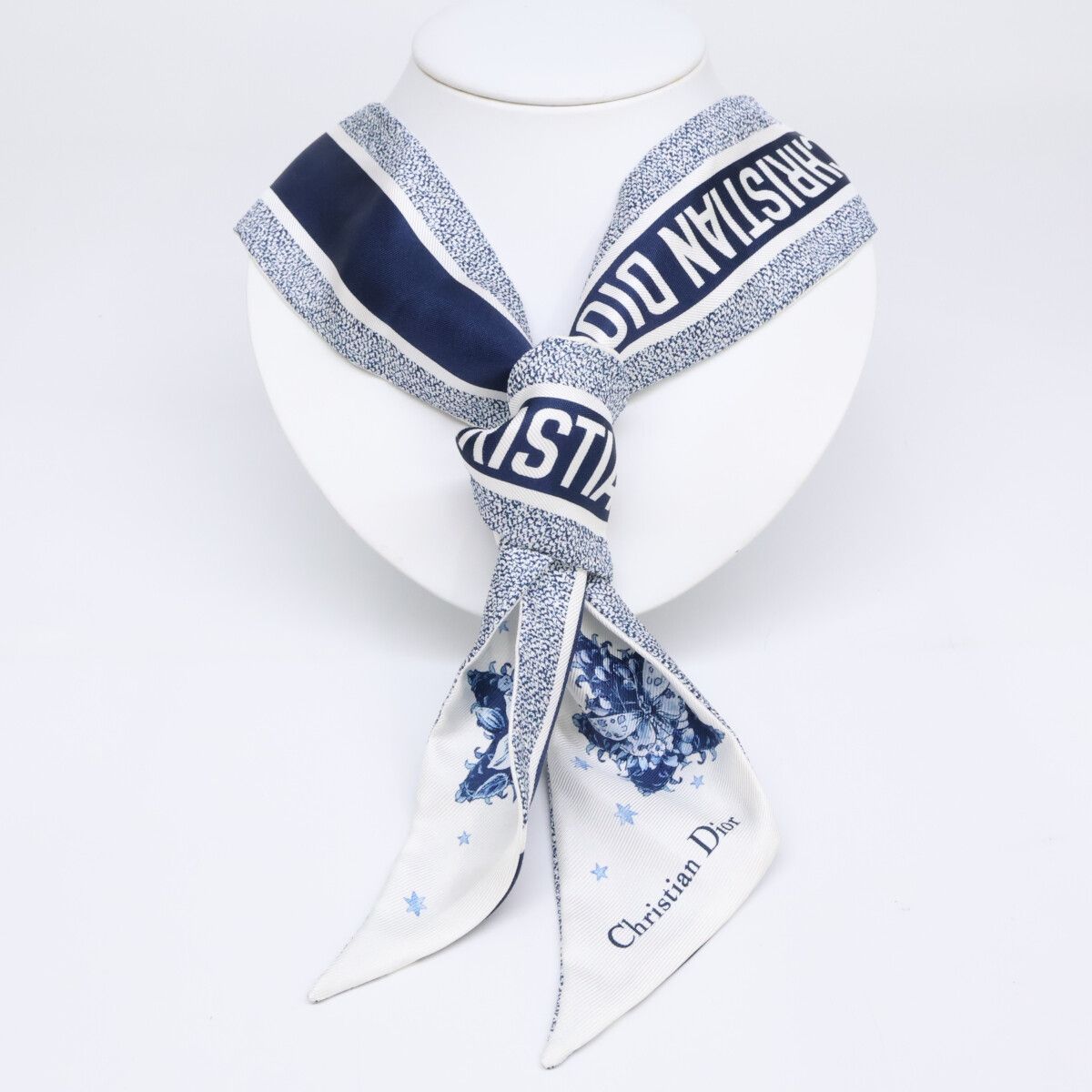 Dior Mitzah Star Silk Scarf — view 2