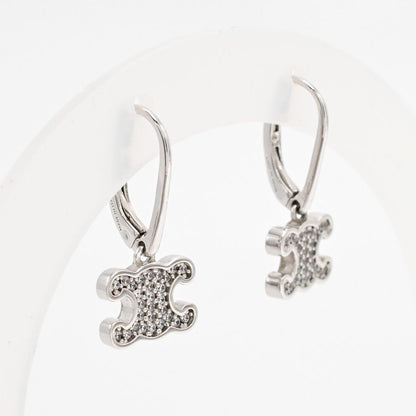 Celine Earrings Triomphe Rhinestone — view 2