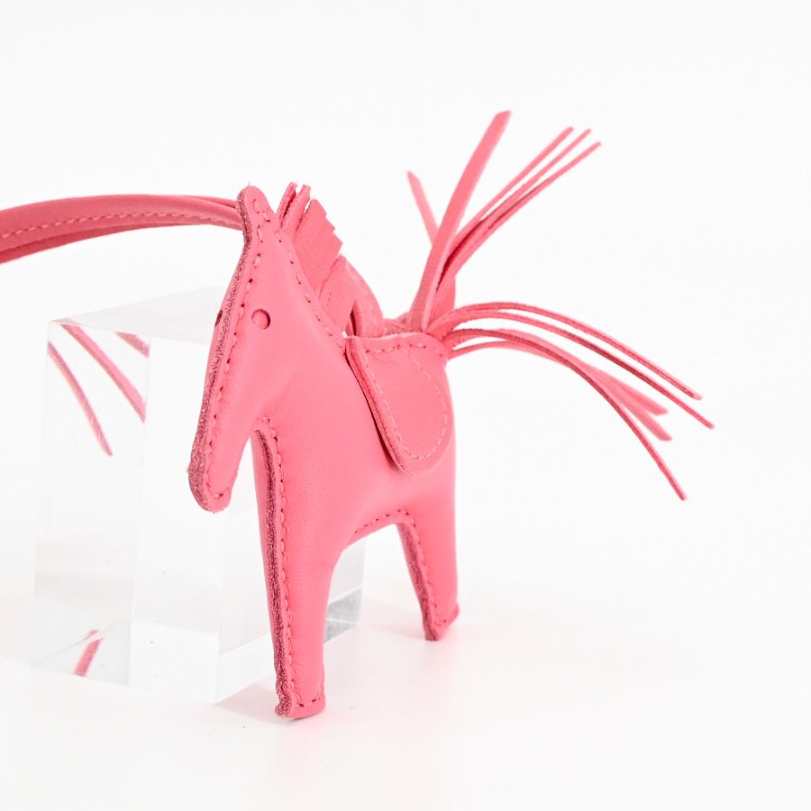 Hermes Pink Rodeo PM Charm — view 3