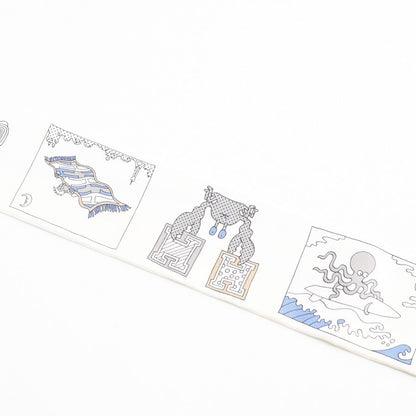 Hermes Scarf Twilly Scarves White — view 3