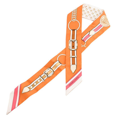 Hermes Scarf Twilly Scarves Cream