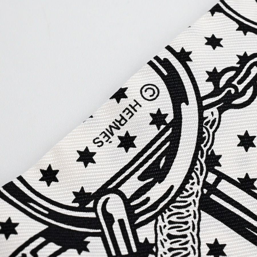 Hermes Scarf Twilly Scarves Navy — view 5