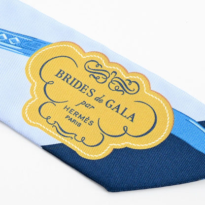 Hermes Scarf Twilly Scarves Blue — view 4