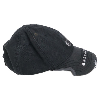 Balenciaga Vintage Wash Logo Cap 55 cm Hat — view 5