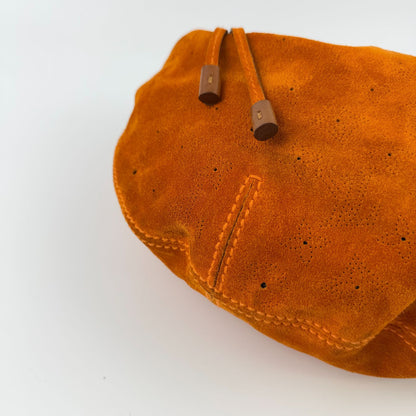 Louis Vuitton Monogram GM Shoulder Bag Bo Orange Suede Vintage — view 8