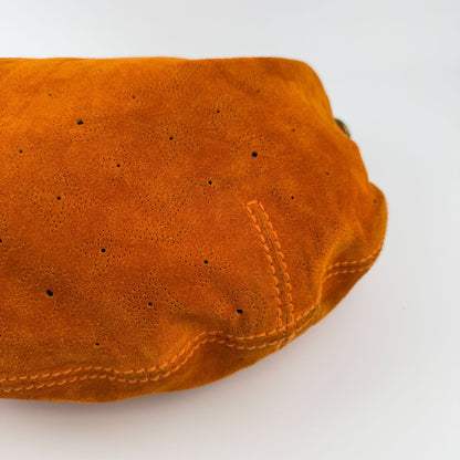 Louis Vuitton Monogram GM Shoulder Bag Bo Orange Suede Vintage — view 7