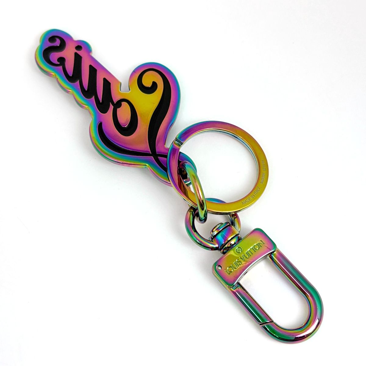 Louis Vuitton Porte Cles Rainbow Bag Charm Pink Multicolor — view 2