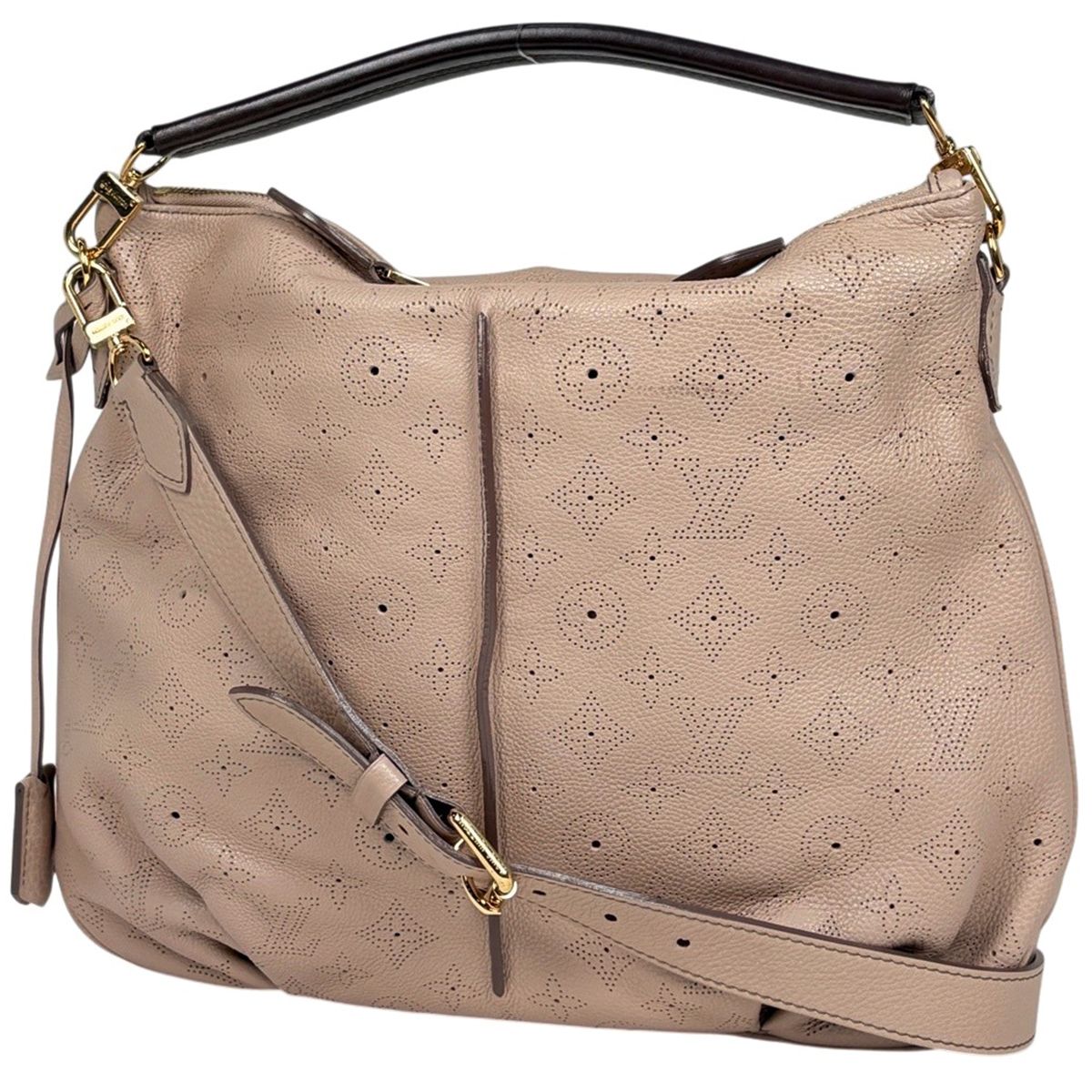 Louis Vuitton Selene PM 2-Way Shoulder Bag Monogram Mahina Sable