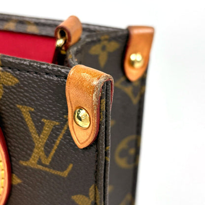 Louis Vuitton Sac Plat BB 2-Way Shoulder Bag Monogram Brown — view 5