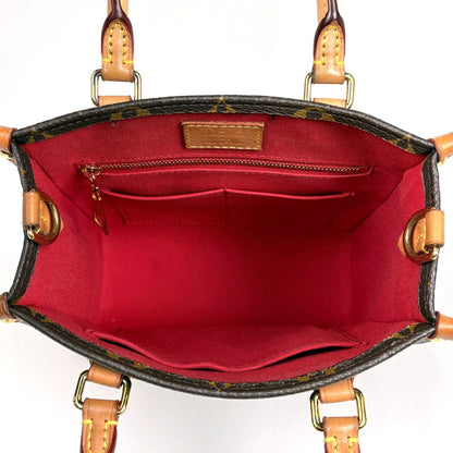 Louis Vuitton Sac Plat BB 2-Way Shoulder Bag Monogram Brown — view 8