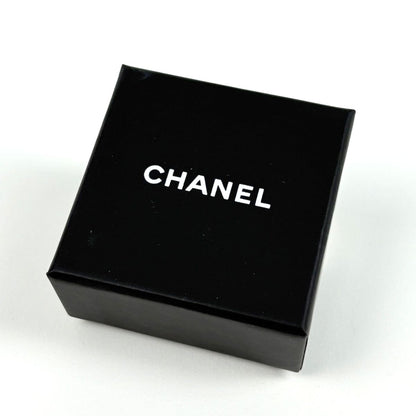 Chanel CC Logo Rhinestone Earrings Swing Gold — view 6