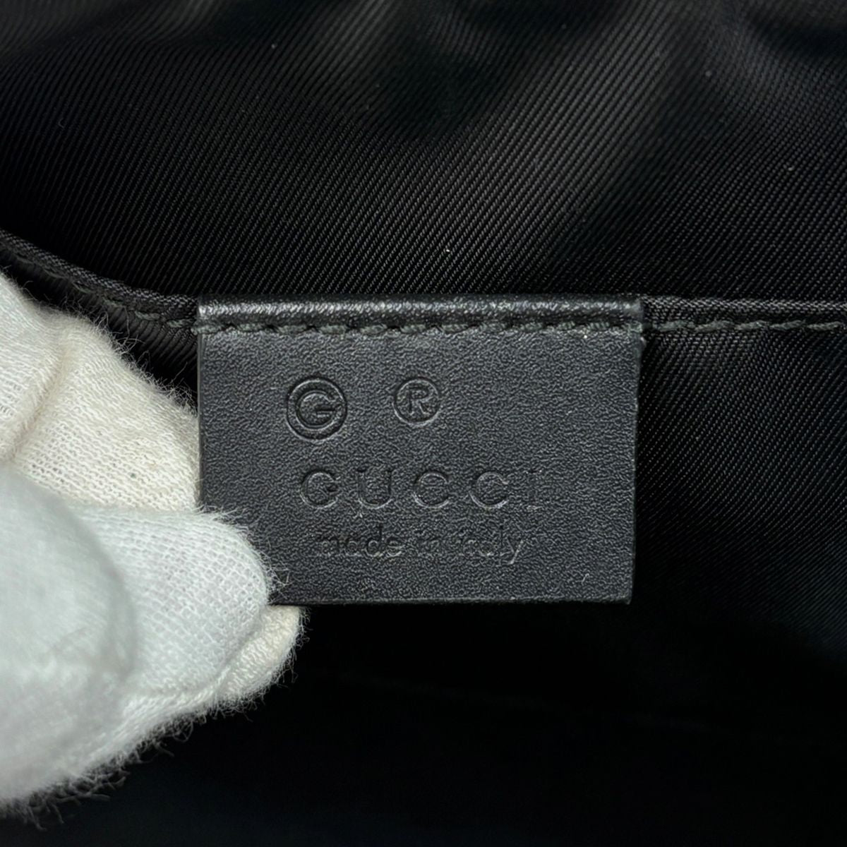 Gucci Sherry Line Waist Bag Web Canvas Black — view 7