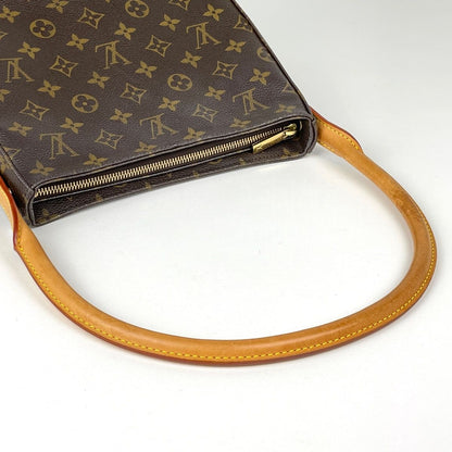 Louis Vuitton Looping MM Shoulder Bag Monogram Brown — view 7