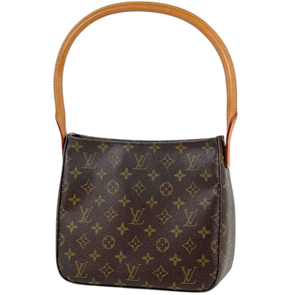 Louis Vuitton Looping MM Shoulder Bag Monogram Brown