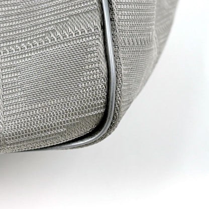 Chanel New Travel Line Tote PM CC Logo Handbag Nylon Jacquard Gray 8 — view 3