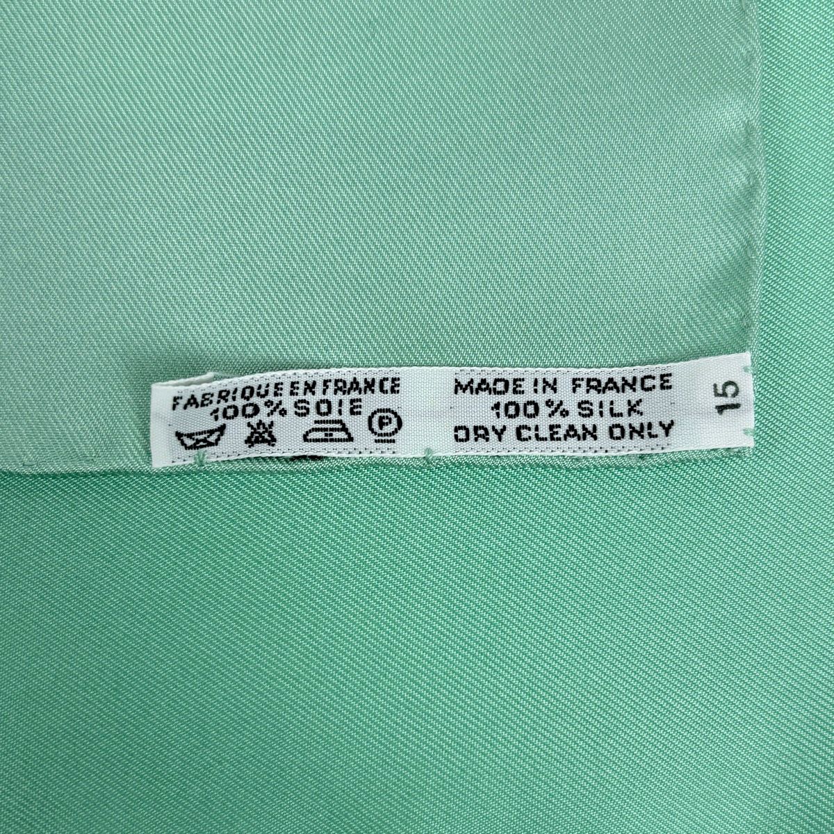 Hermes Carre 90 Auteuil en Mai May of Scarf Silk Green Multicolor — view 2