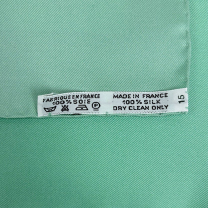 Hermes Carre 90 Auteuil en Mai May of Scarf Silk Green Multicolor — view 2