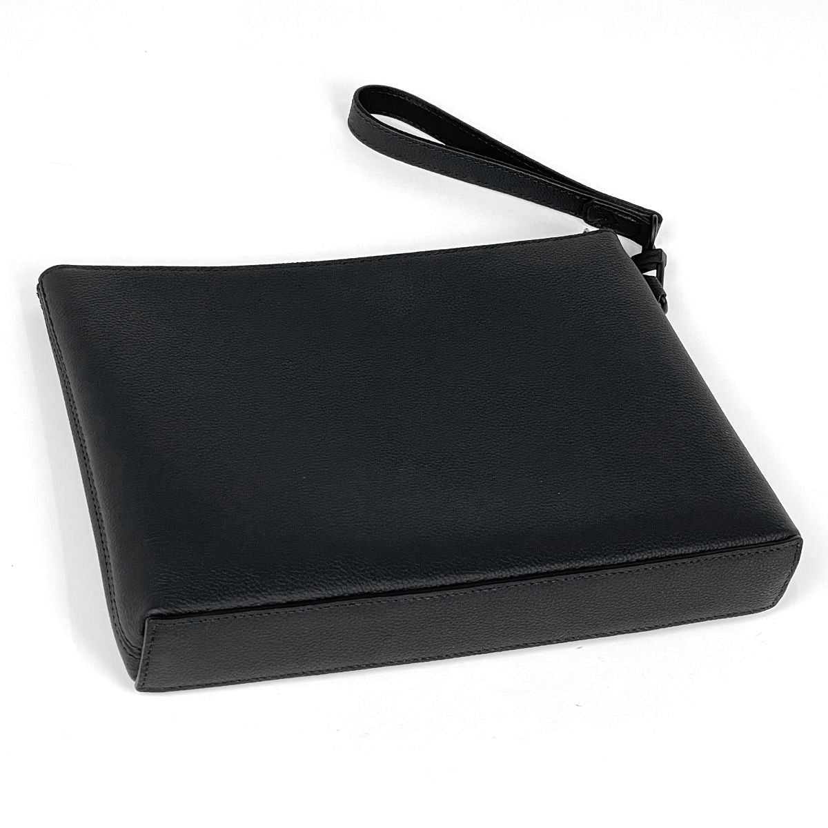 Louis Vuitton Takeoff Pouch Clutch Leather Noir — view 2