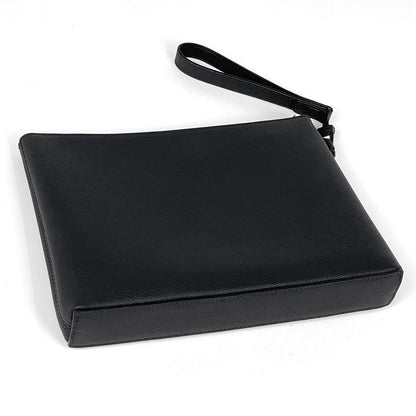 Louis Vuitton Takeoff Pouch Clutch Leather Noir — view 2