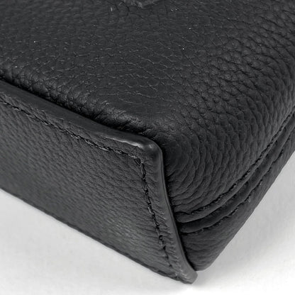 Louis Vuitton Takeoff Pouch Clutch Leather Noir — view 3