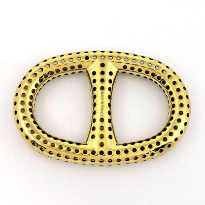 Hermes Chaine D'ancre Scarf Ring Perforet Gold Plated — view 2