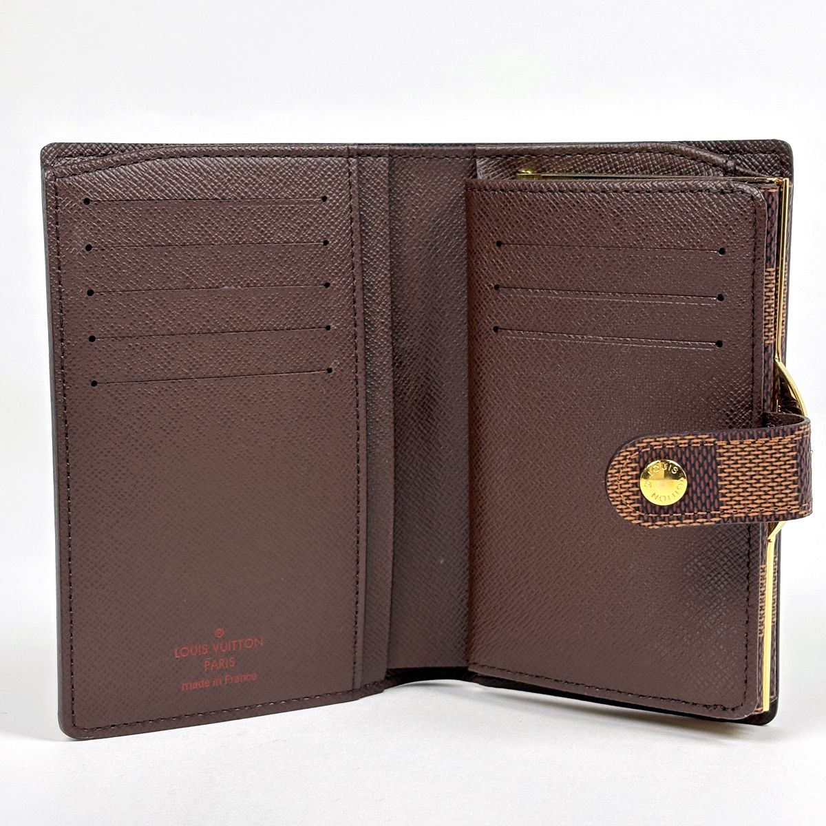 Louis Vuitton Porte Feuille Viennois Damier Brown Wallet — view 6