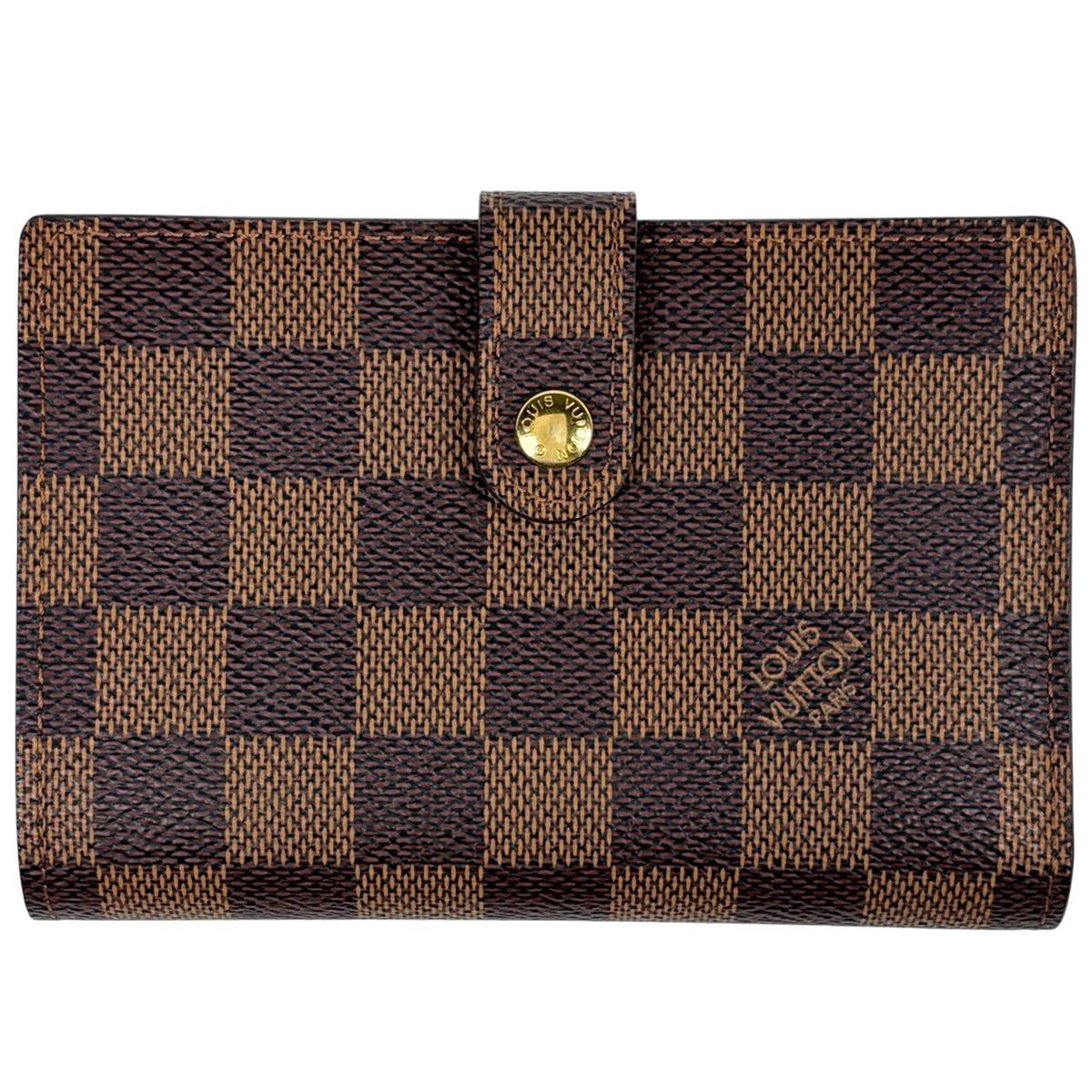 Louis Vuitton Porte Feuille Viennois Damier Brown Wallet