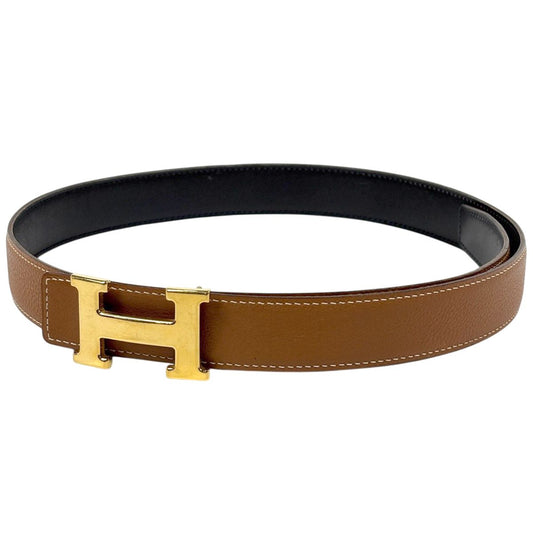 Hermes Constance Reversible Belt Box Calf Black Brown