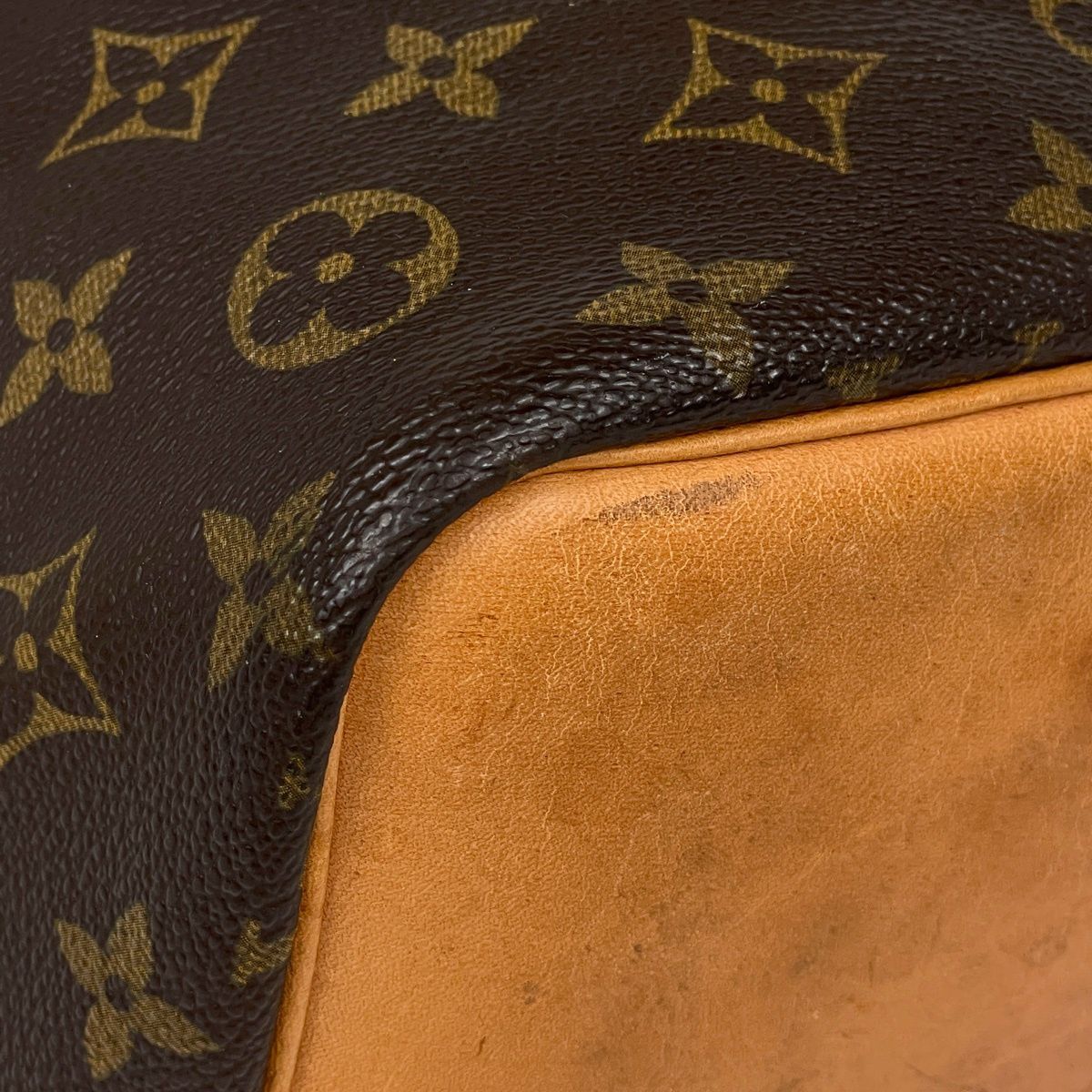 Louis Vuitton Petit Noe Shoulder Drawstring Bag Monogram Brown — view 3