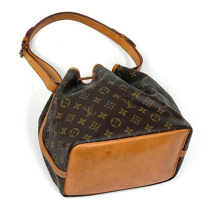 Louis Vuitton Petit Noe Shoulder Drawstring Bag Monogram Brown — view 2
