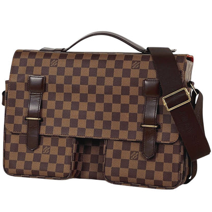 Louis Vuitton Broadway Crossbody Shoulder Bag Damier Brown