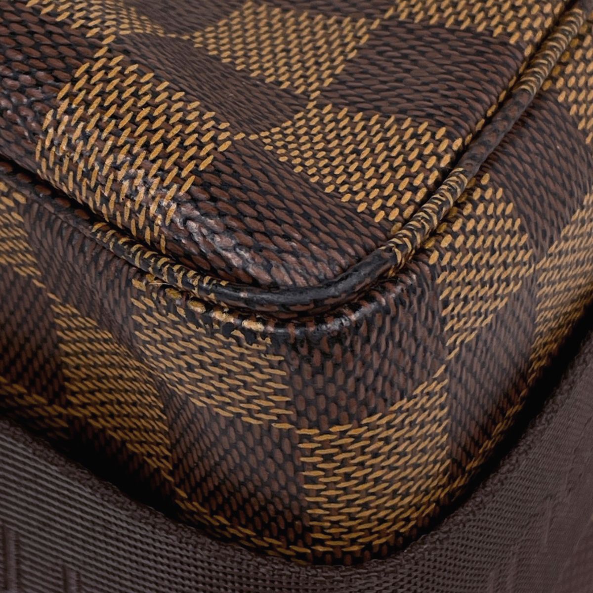 Louis Vuitton Broadway Crossbody Shoulder Bag Damier Brown — view 3