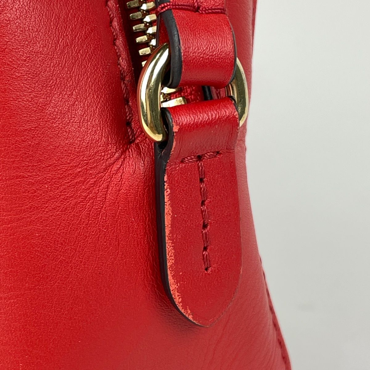 Louis Vuitton Saintonge Crossbody Shoulder Bag Monogram Brown Coquelicot — view 4