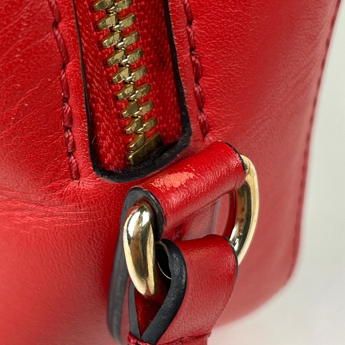 Louis Vuitton Saintonge Crossbody Shoulder Bag Monogram Brown Coquelicot — view 5