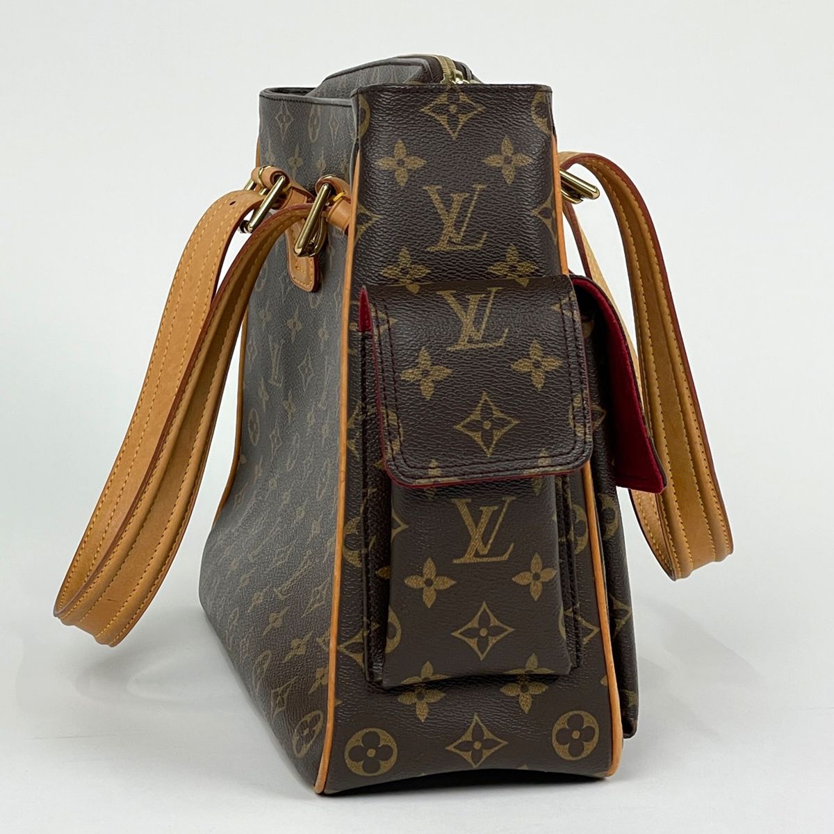 Louis Vuitton Multipuri City Handbag Shoulder Tote Monogram Brown — view 6