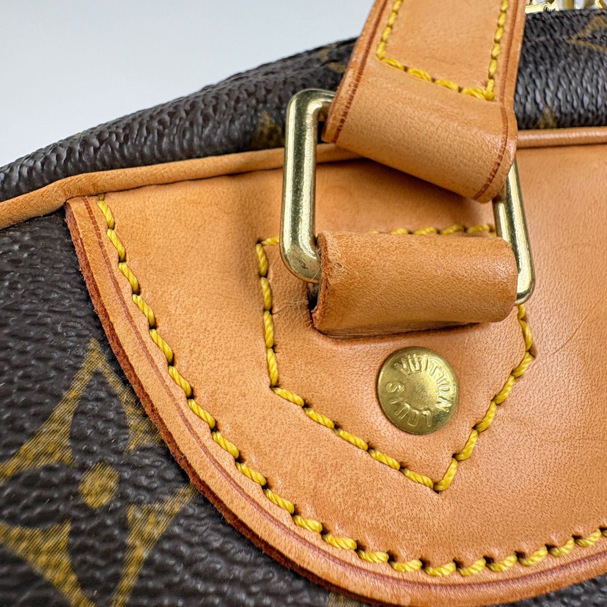 Louis Vuitton Excursion Shoes Case Handbag Monogram Brown — view 4